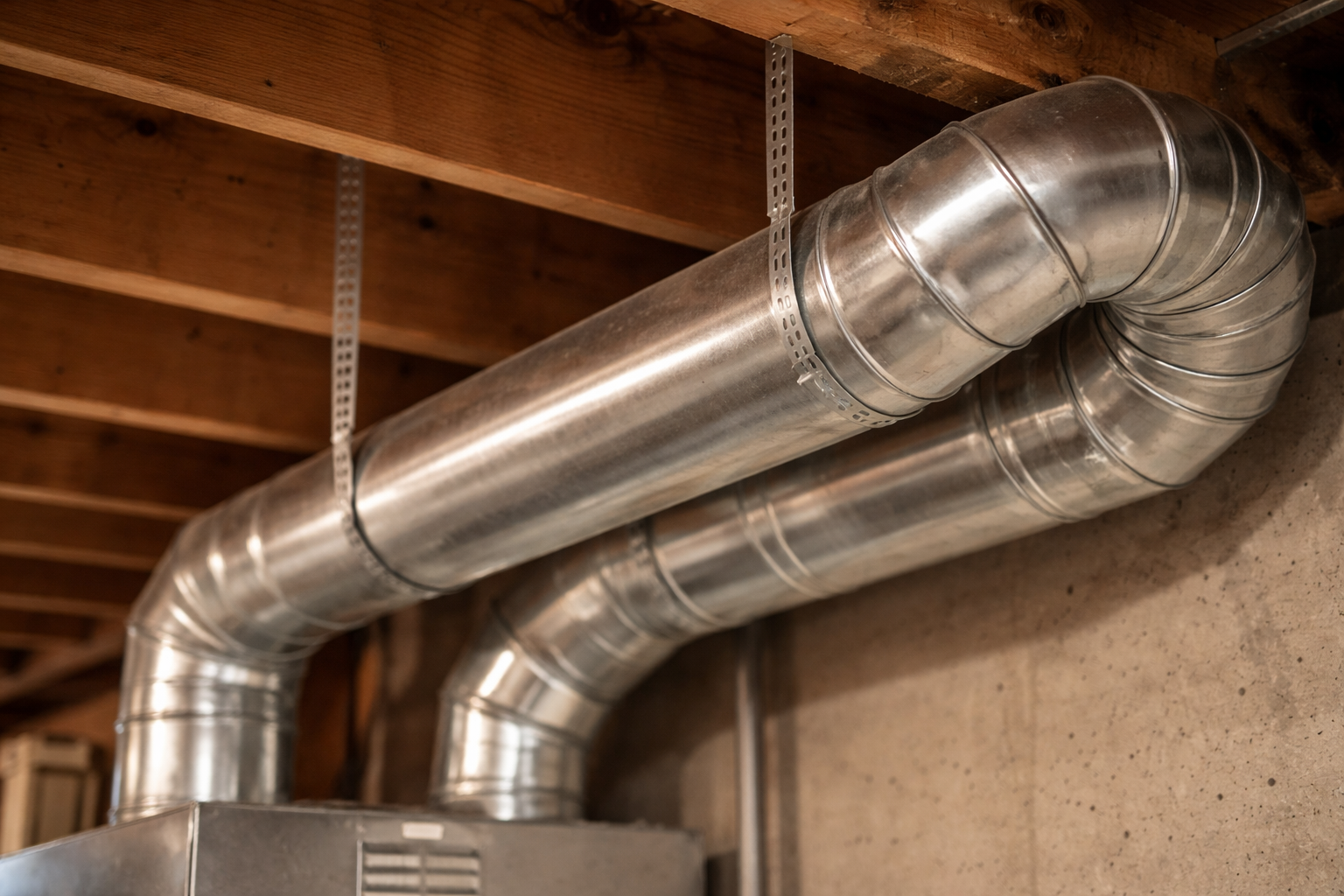 Dryer vent duct with two 90-degree elbows