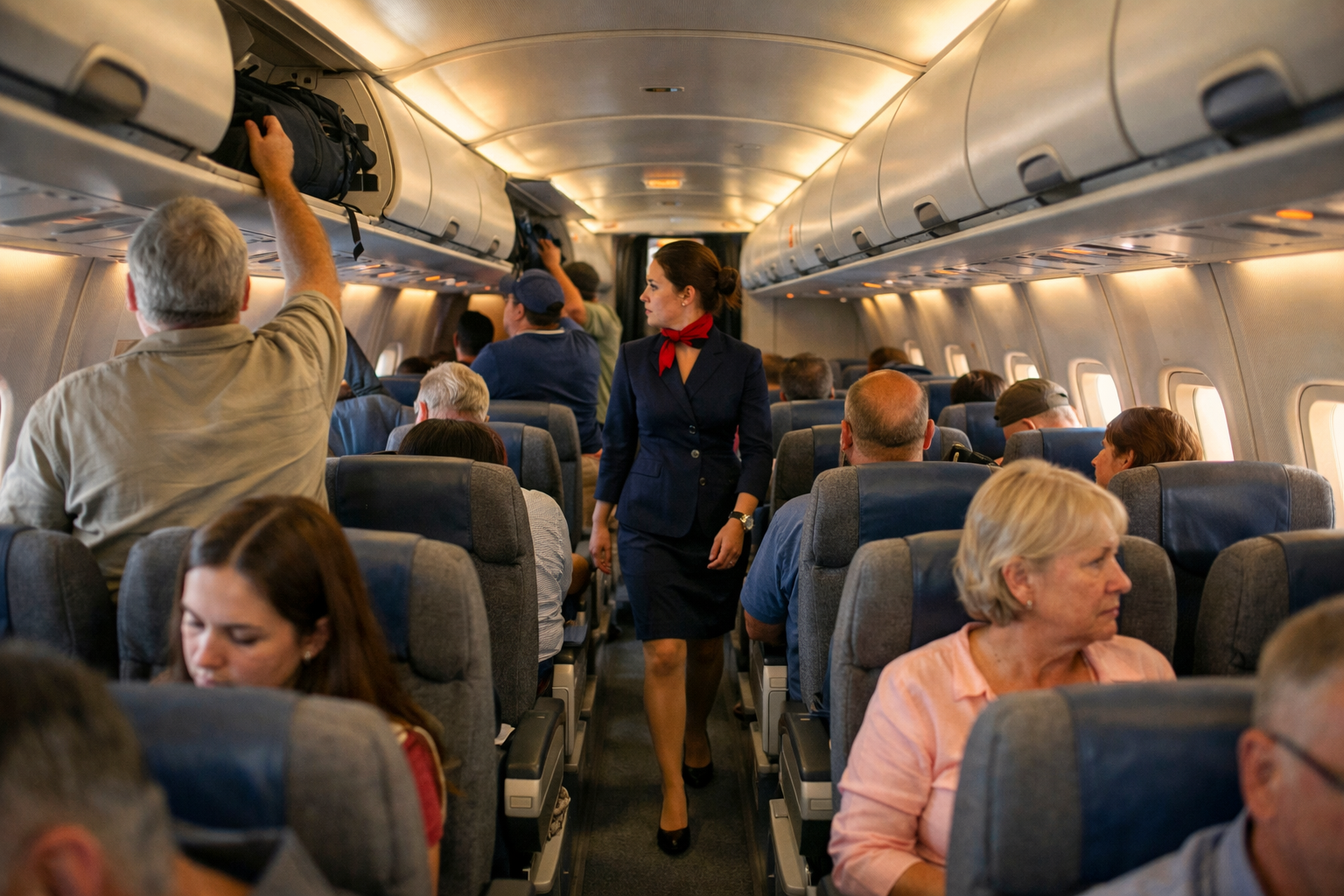 Aircraft cooling system components during maintenance inspection