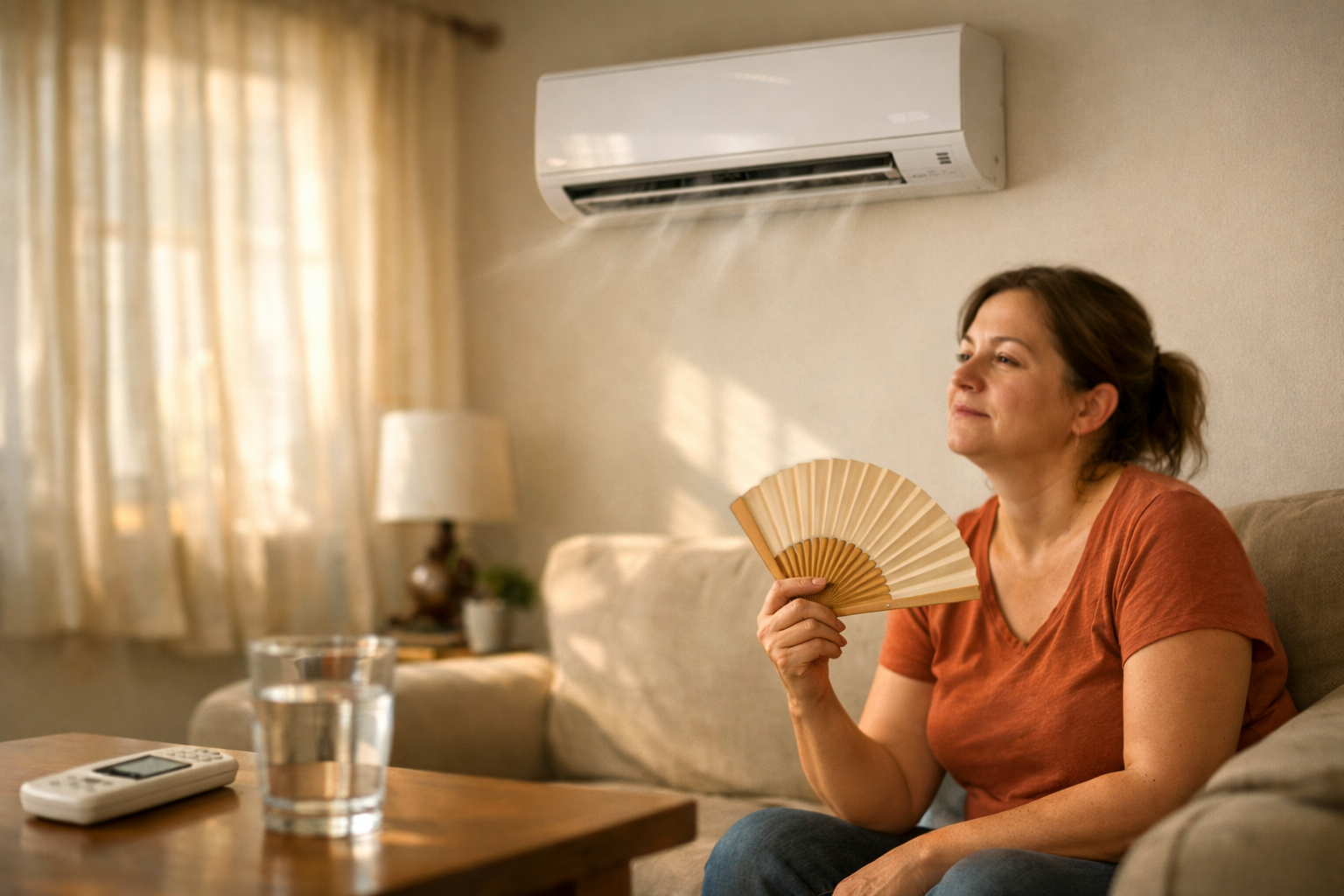 air conditioner running but room still warm and uncomfortable