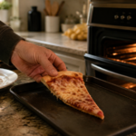Pizza reheating comparison rack vs tray oven method
