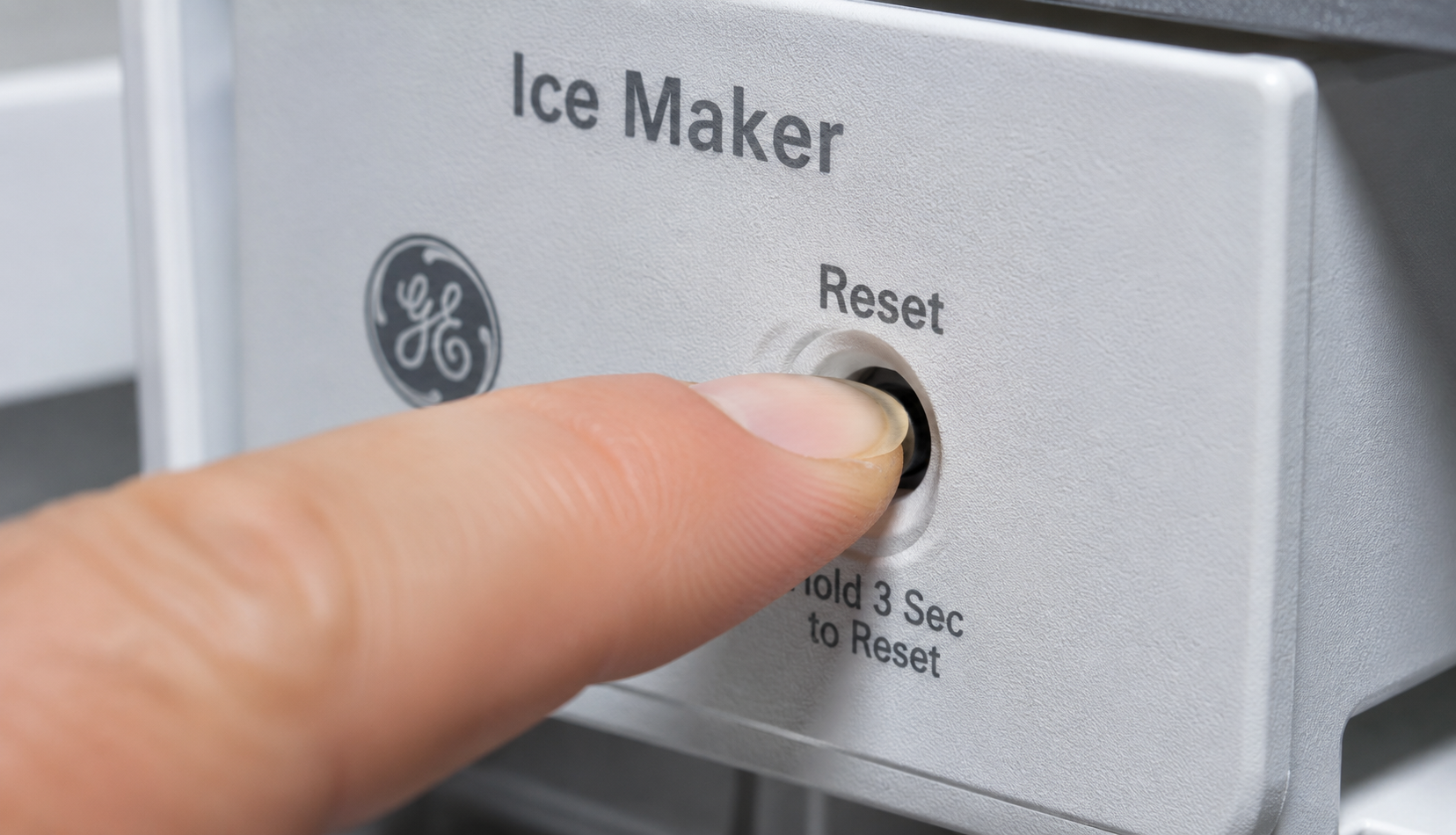 ChatGPT Image Jun 21, 2026, 06_54_53 PM finger pressing reset button on GE refrigerator ice maker