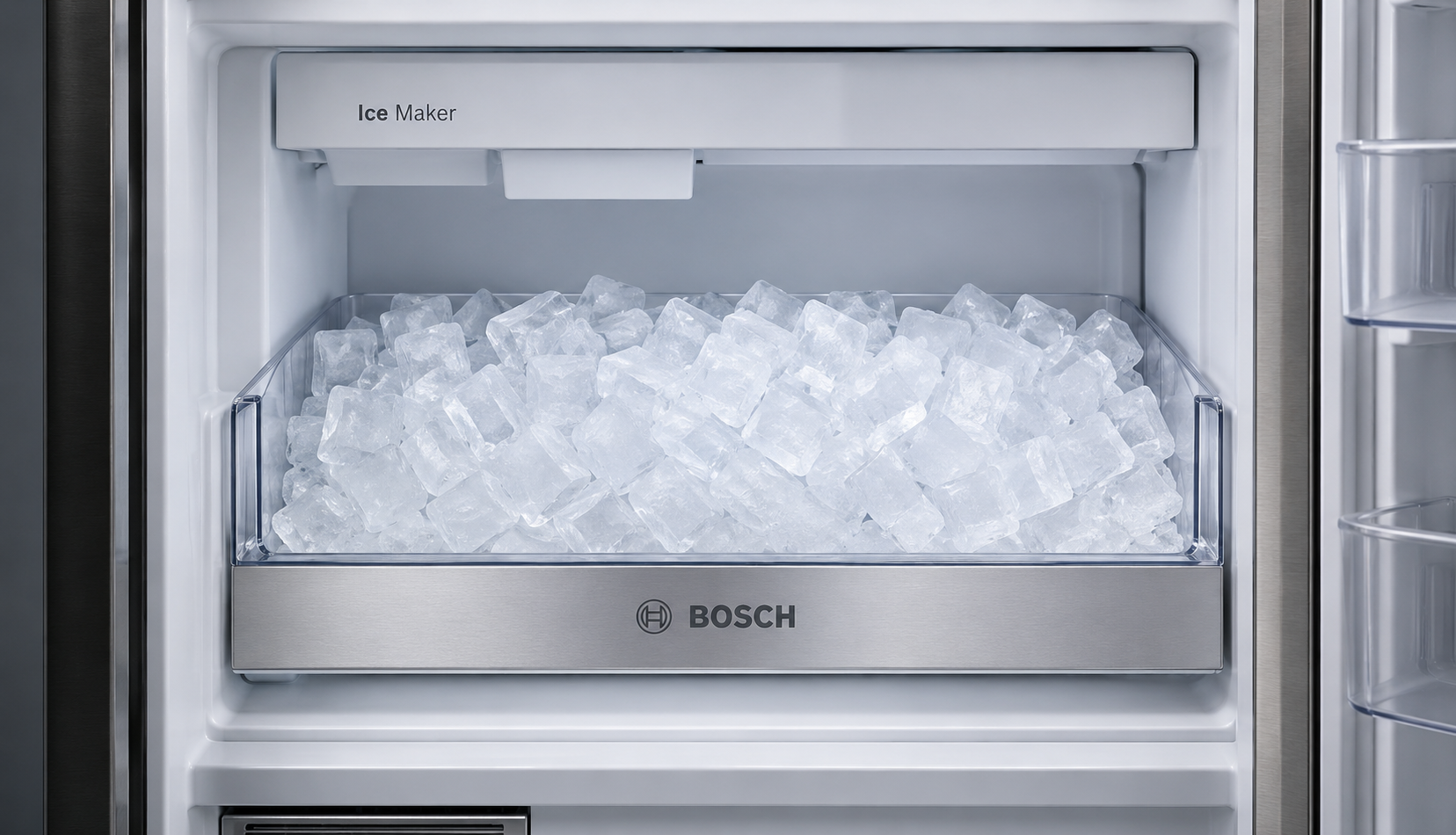 ChatGPT Image Jun 22, 2026, 04_42_47 PM Bosch refrigerator ice bin filled with fresh ice after repair
