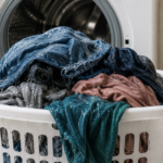 soaking wet clothes pulled from washer after spin cycle