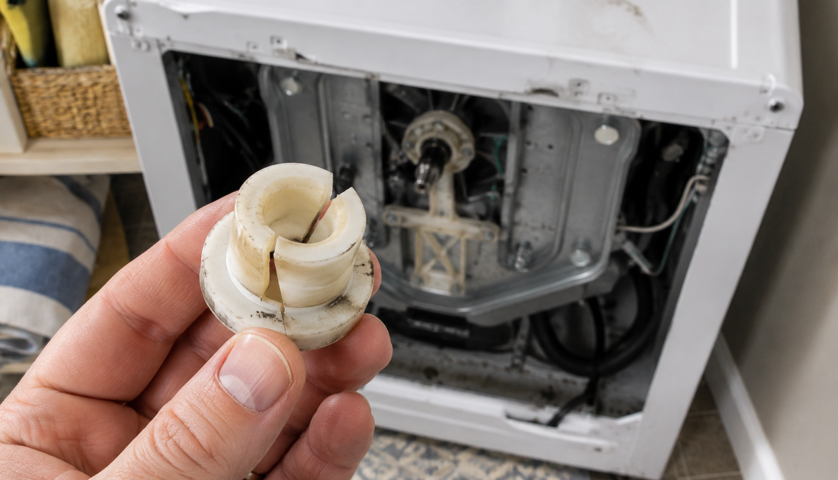 broken Maytag Centennial washer motor coupling part