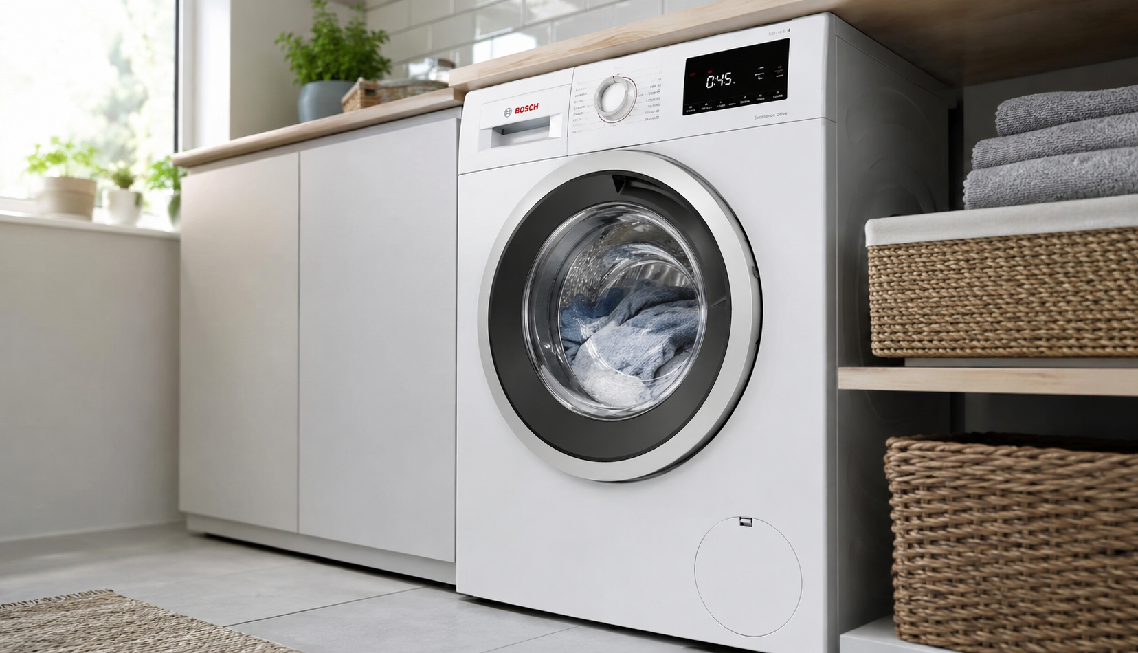 Bosch washing machine running normally after troubleshooting