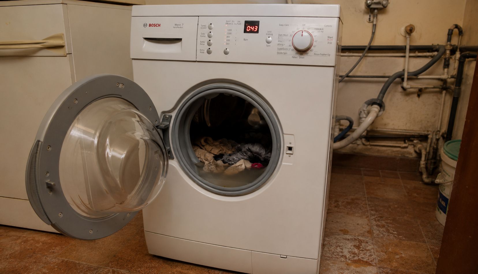 ChatGPT Image Jun 8, 2026, 03_09_45 PM Open washing machine drum with standing water after drain pump failure