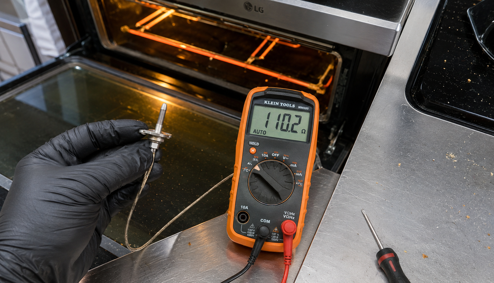 ChatGPT Image Jul 27, 2026, 10_40_48 PM Testing LG oven temperature sensor with a multimeter