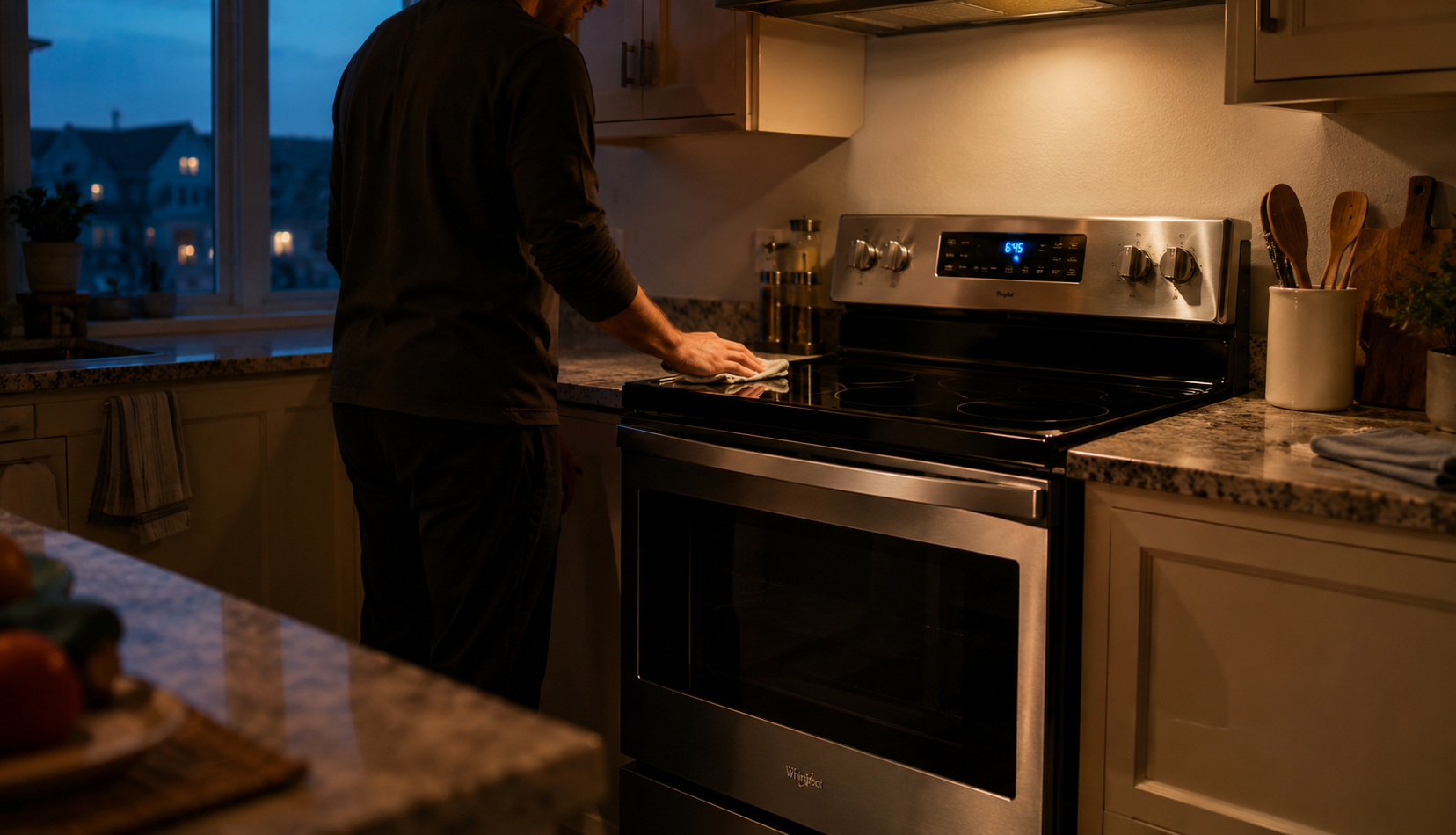 ChatGPT Image Jul 29, 2026, 11_05_50 PM Clean kitchen with Whirlpool electric range after repair