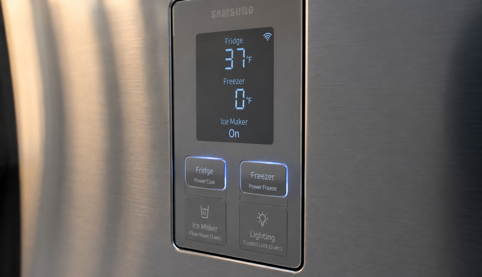 ChatGPT Image Aug 1, 2026, 02_54_07 AM Samsung refrigerator control panel for force defrost mode