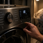 LG washer display showing UE unbalanced load error code