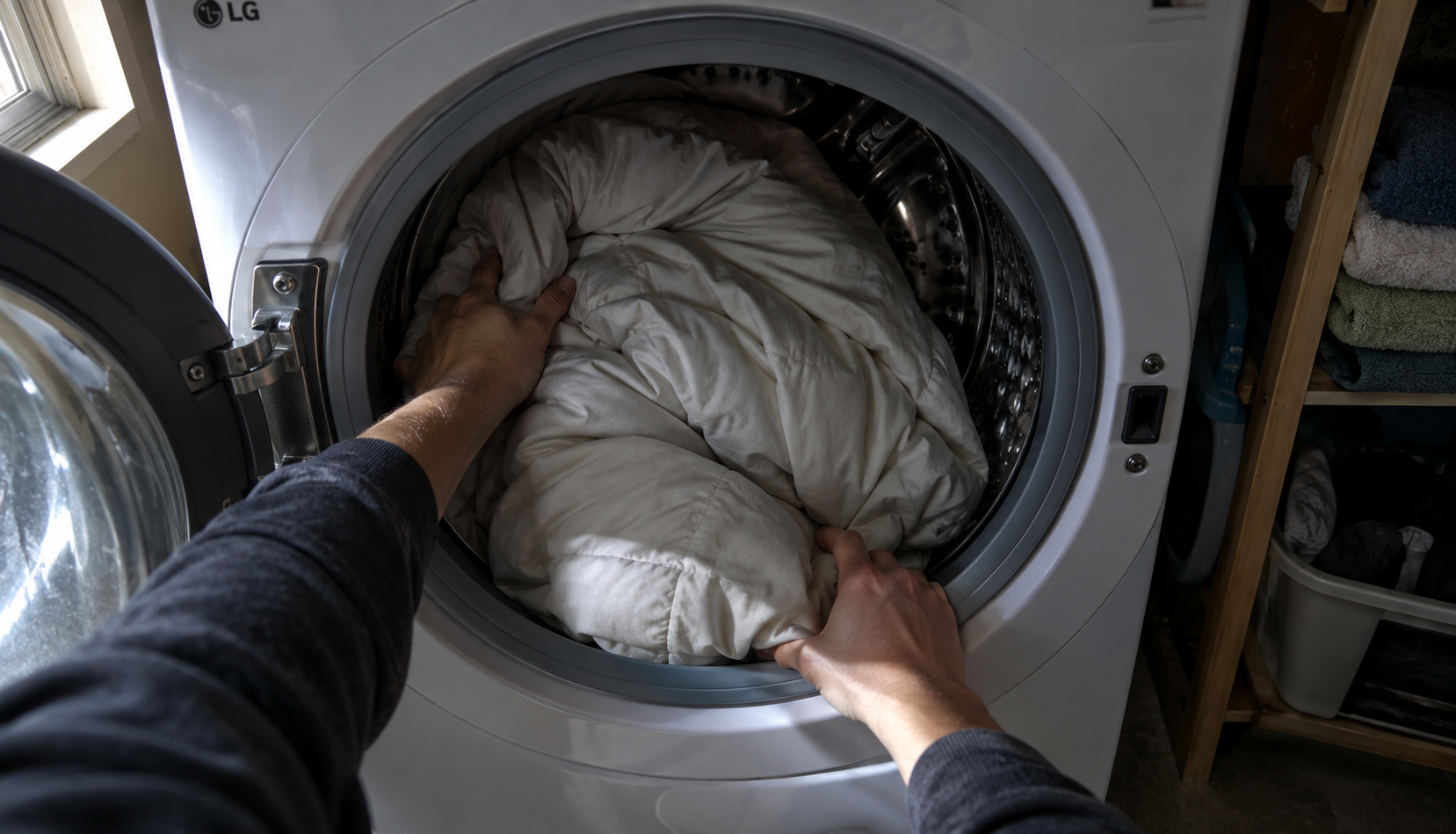 Redistributing an unbalanced load to fix LG washer UE error